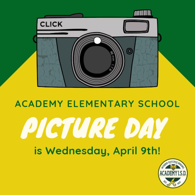  Picture Day is Tuesday, October 15th!